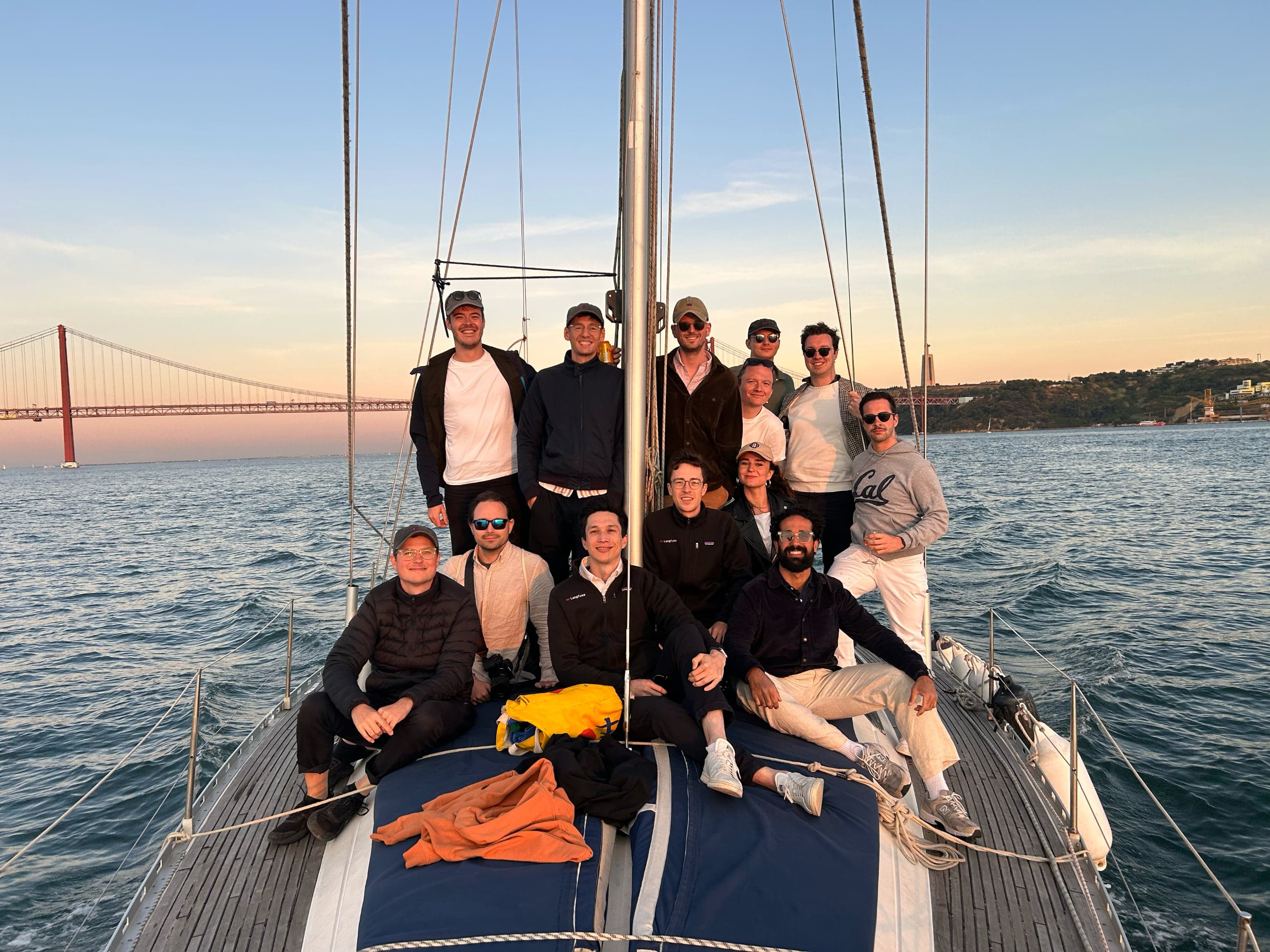 Langfuse team together in Portugal, September
2025